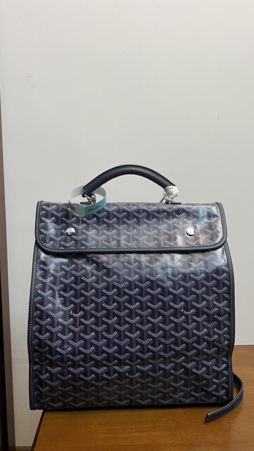 Goyard Saint Lager多功能包：公文/双肩/旅行袋三用